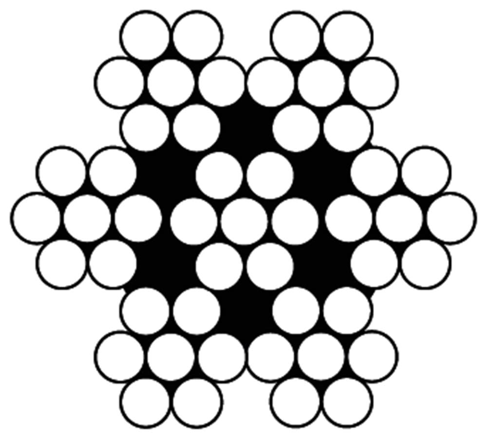 DX Staalkabel 3mm 7x7 RVS