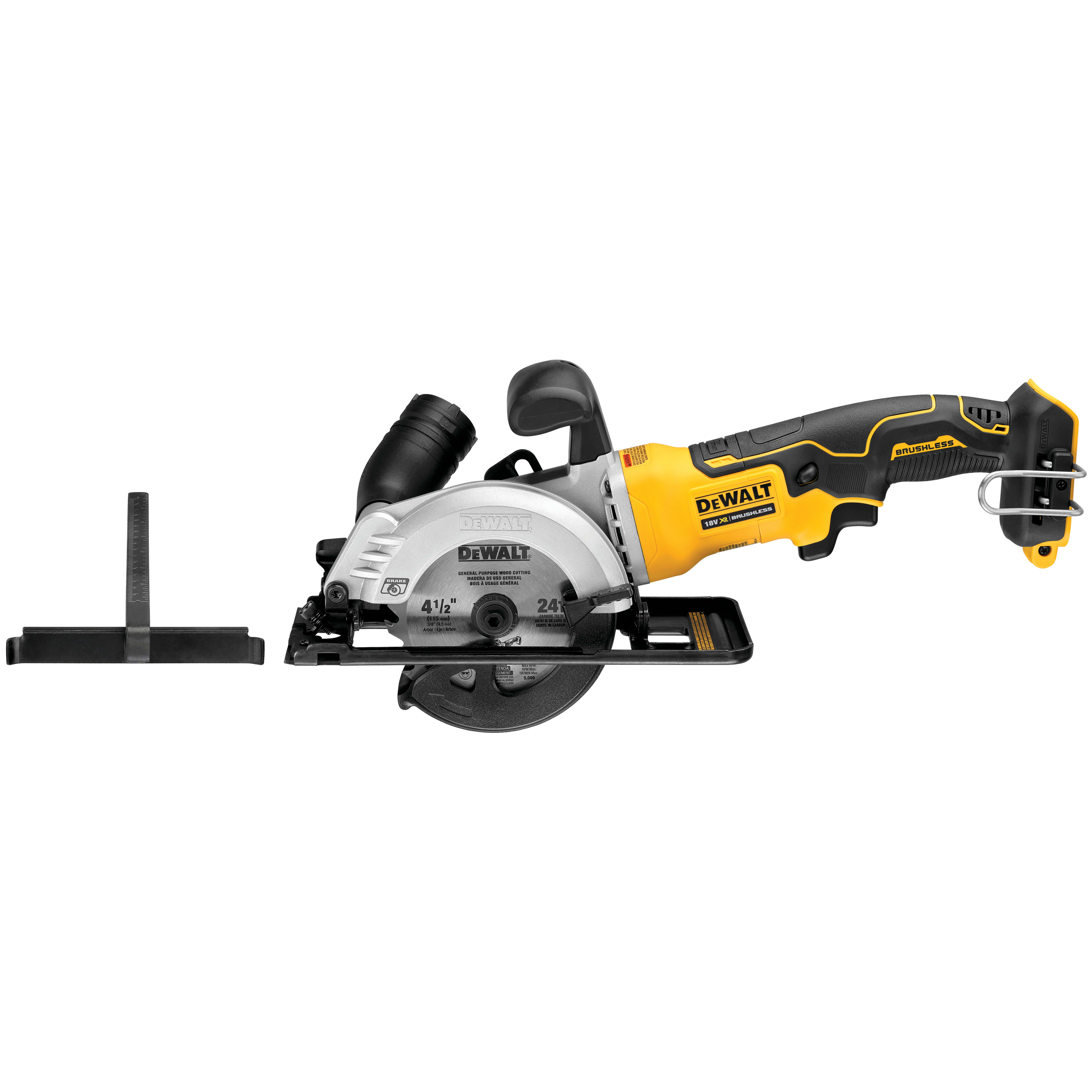 DeWALT Accu Cirkelzaagmachine DCS571NT-XJ 18V XR 115mm In Tstak Koffer Zonder Accu En Lader