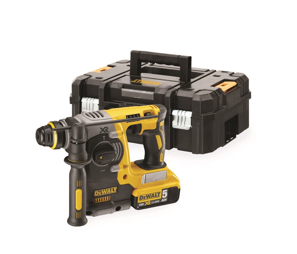 Product afbeelding voor DeWALT Accu Combihamer DCH273P2TQW 18V XR Brushless SDS-Plus 2x5,0Ah In Tstak Koffer