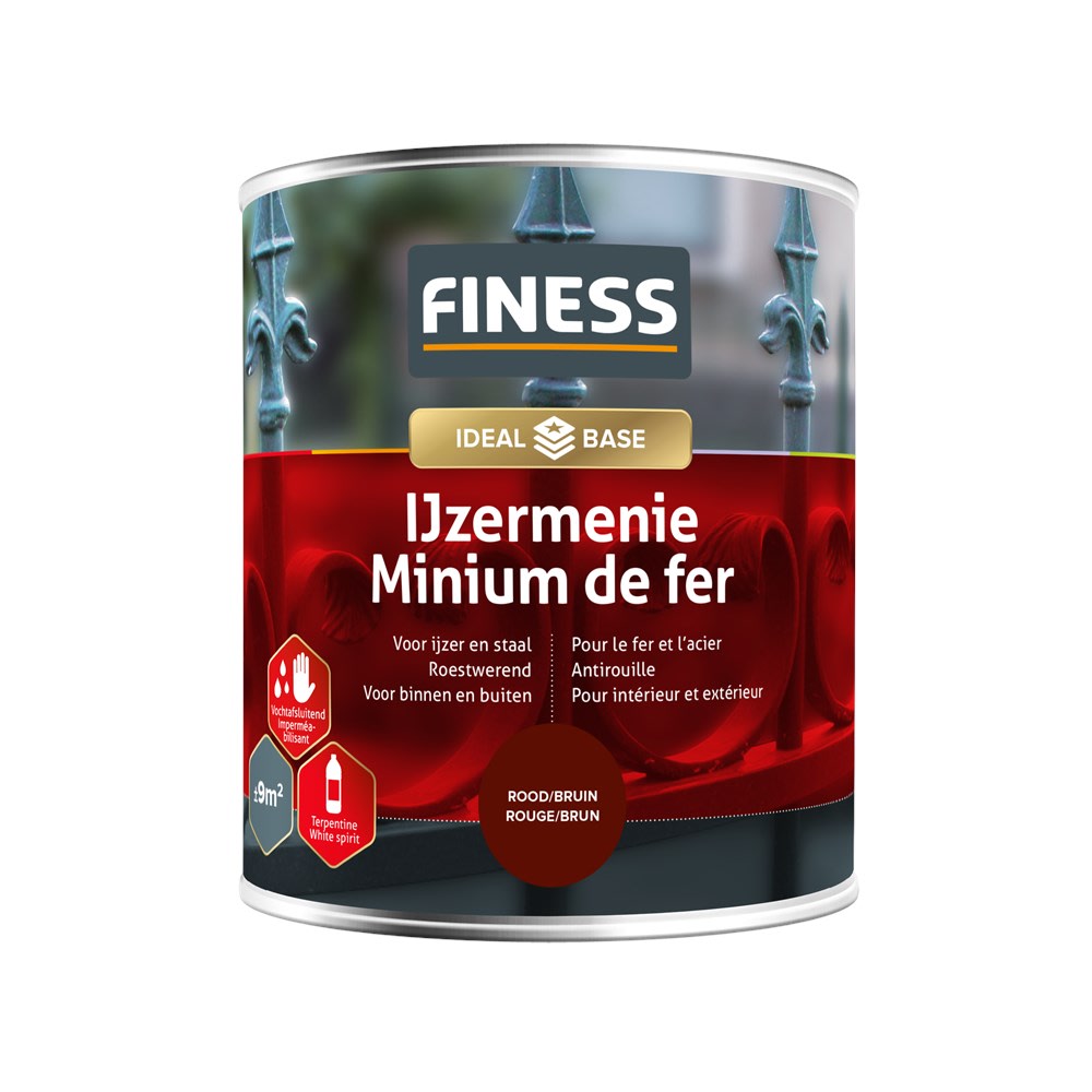 Finess IJzermenie Binnen/Buiten 750ml Rood/Bruin