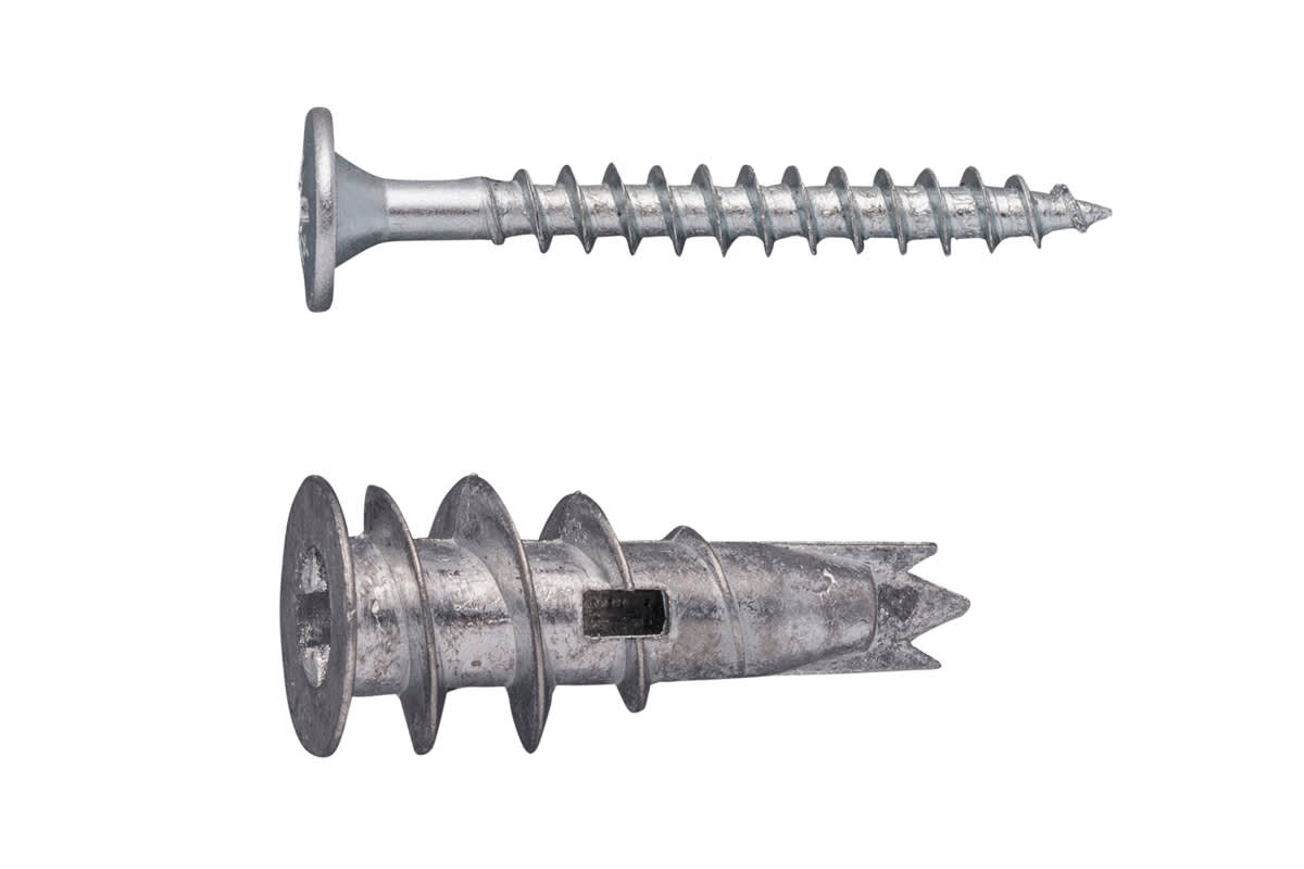 Sympafix Gipsplaatanker Gyps Metaal Inclusief Schroef 100st