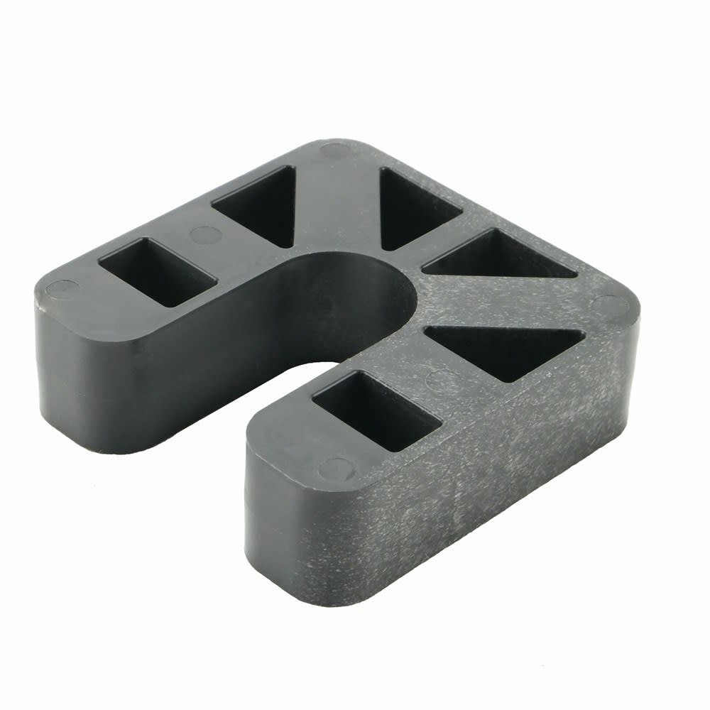 GB Drukplaat Met Sleuf 20mm Kunststof Zwart 40st 34760