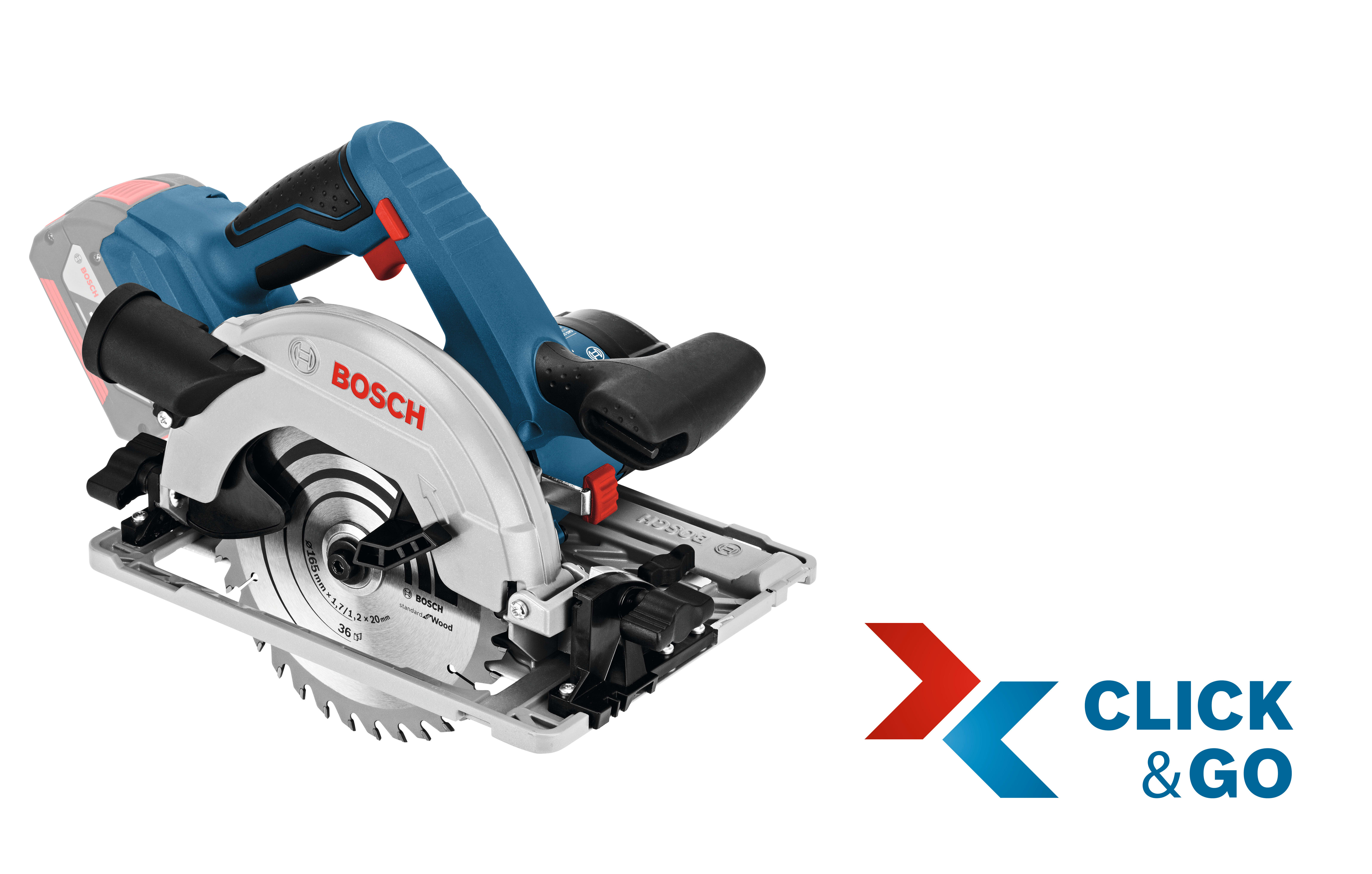 Bosch Accu Cirkelzaag GKS 18V-57 G Solo In L-Boxx