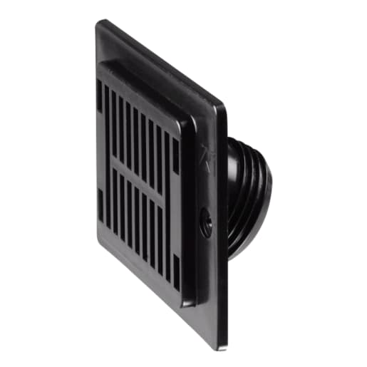 Ubbink Muurrooster  Voor Renovatiekoker Zwart