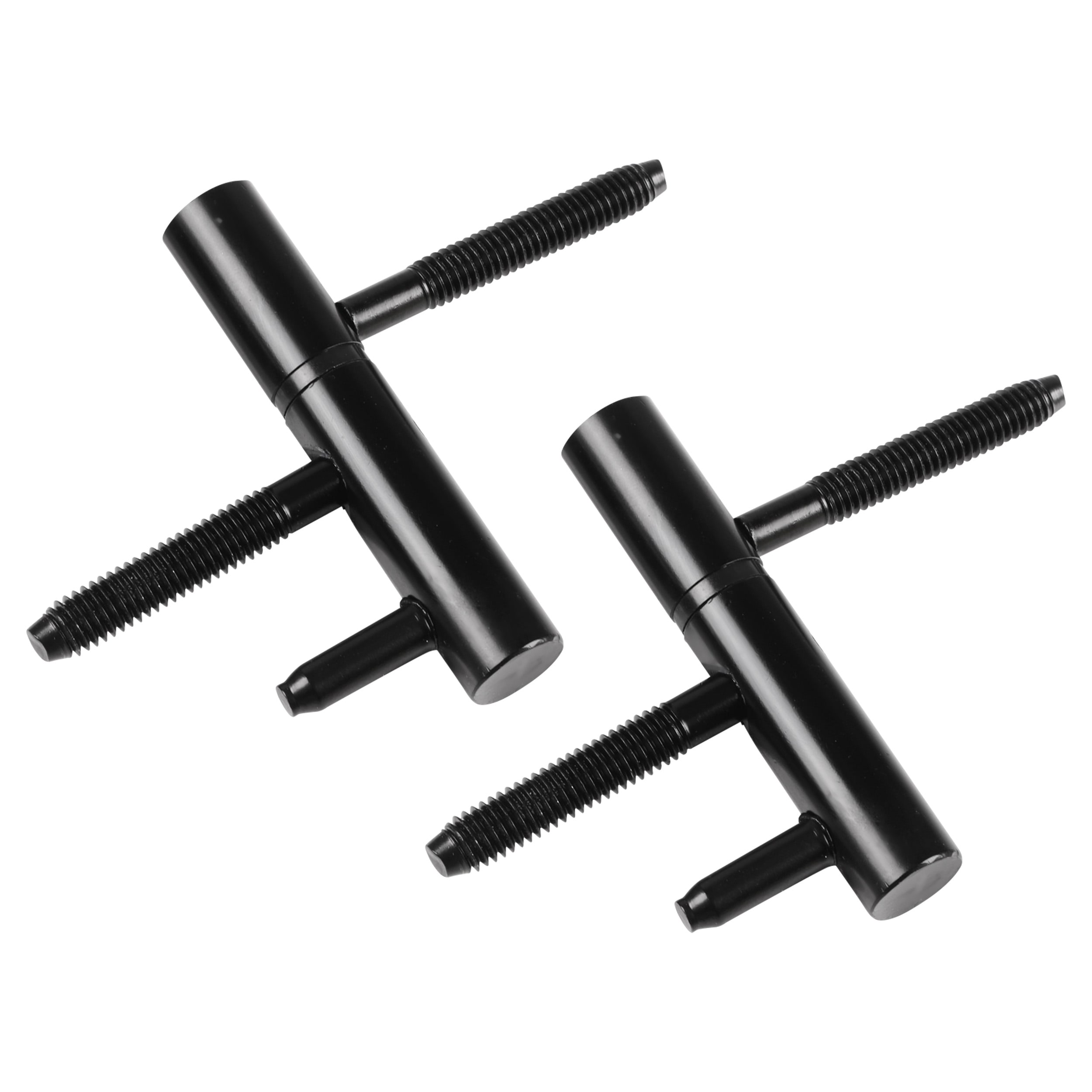 Starx Inboorpaumelle Voor Hout 75x14mm Staal Vernikkeld Zwart 1st