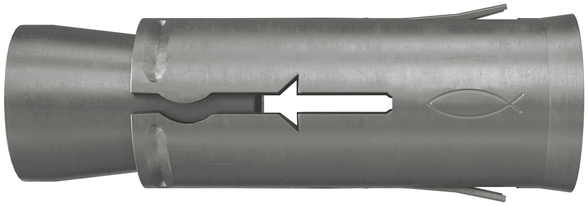 Fischer Kanaalplaatanker FHY M12 R RVS 25st 566674