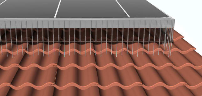 Solar-StiXX Vogelwering Voor Zonnepanelen 180mm 50cm