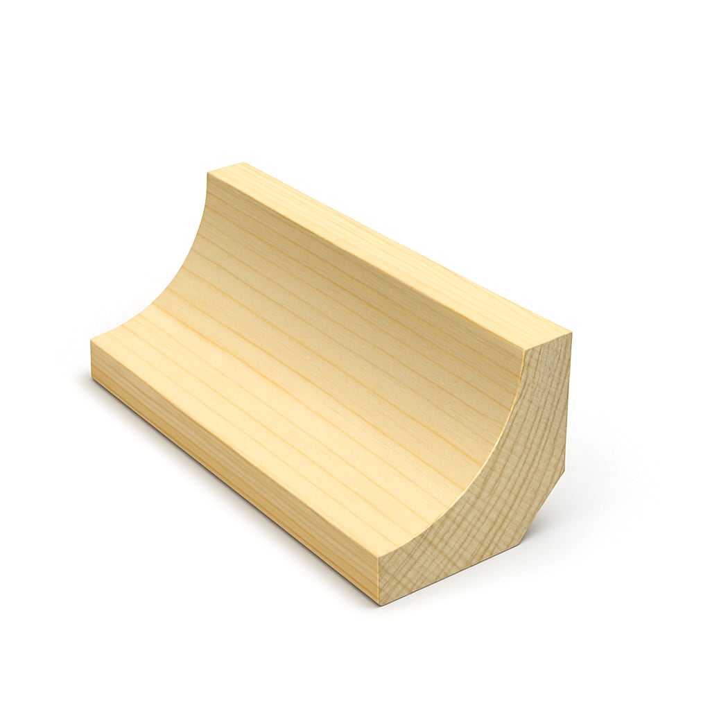 Grenen Hollat 28x28mm 270cm Onbehandeld 70% PEFC