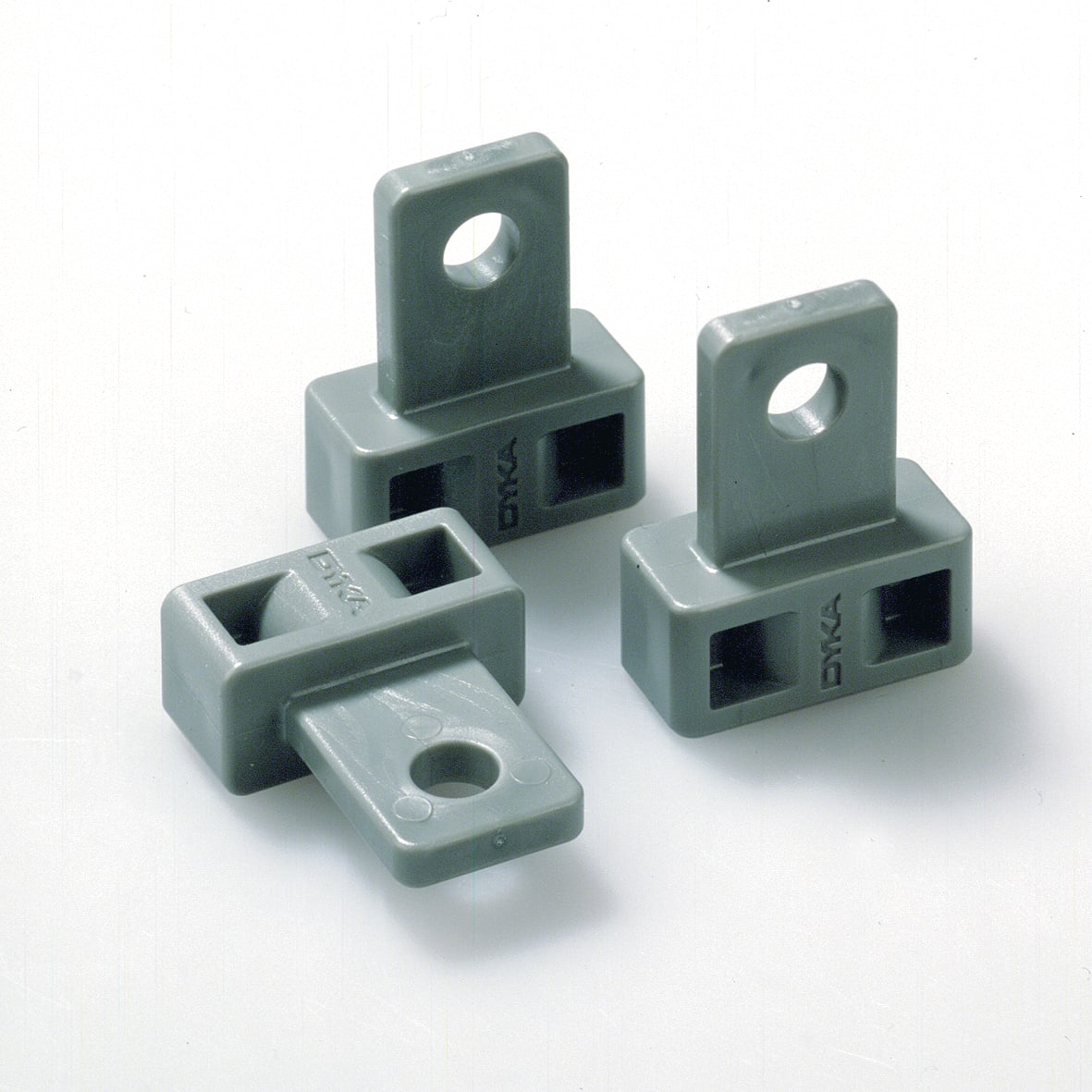 Dyka PVC-Hi Montage Oog M8 Grijs