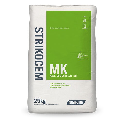 Product afbeelding voor Strikocem MK Kalkcementpleister Binnen/Buiten 25kg