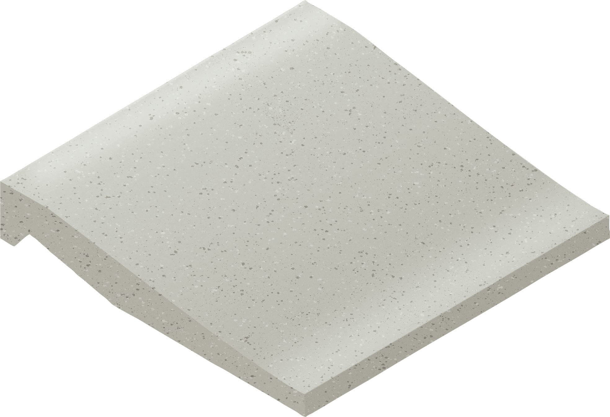 Villeroy & Boch Douchebakplint Pro Architectura 3.0 Secret Grey 10x10cm Mat R10 2607C4600010