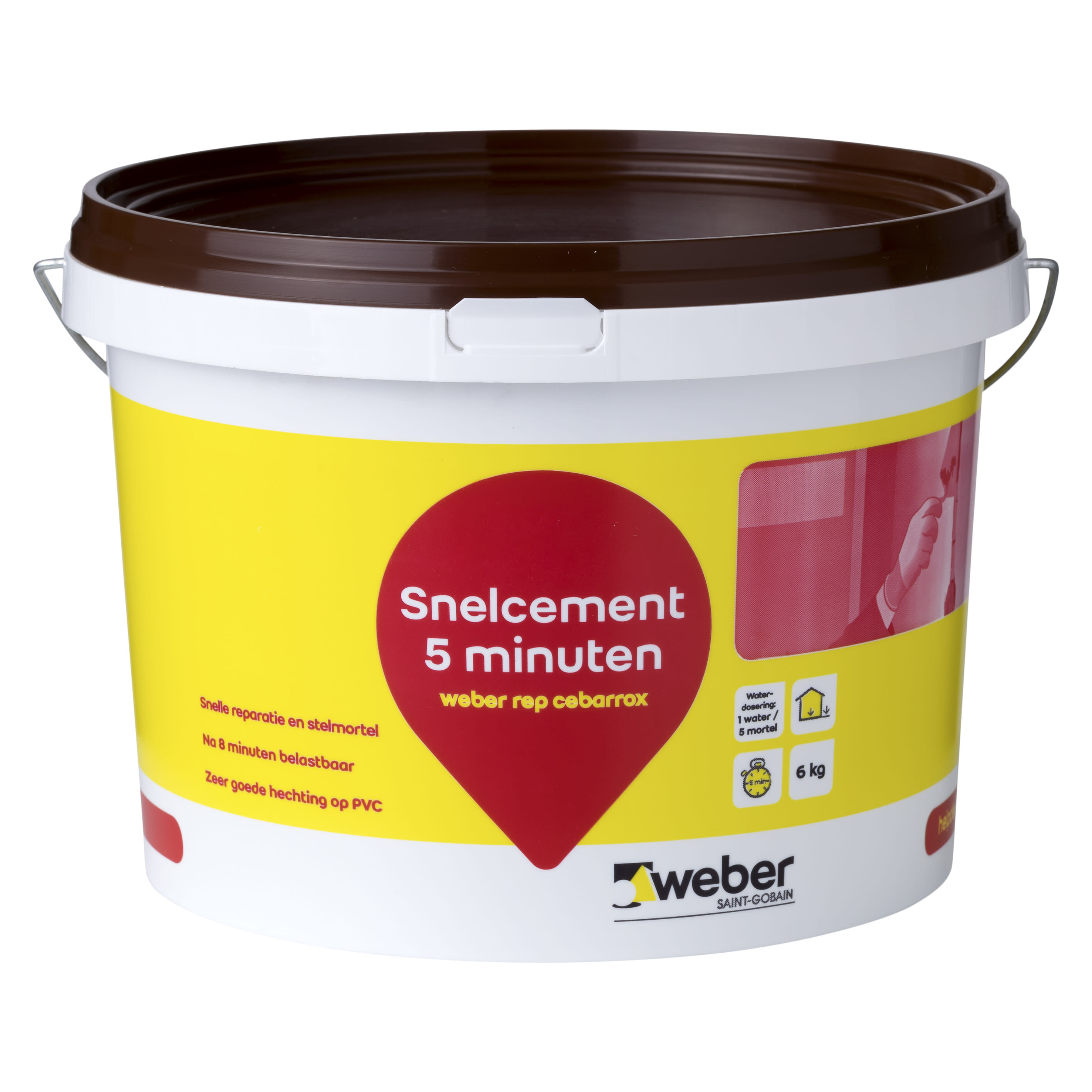 Weber Rep Cebarrox Snelcement 5 Minuten 6kg
