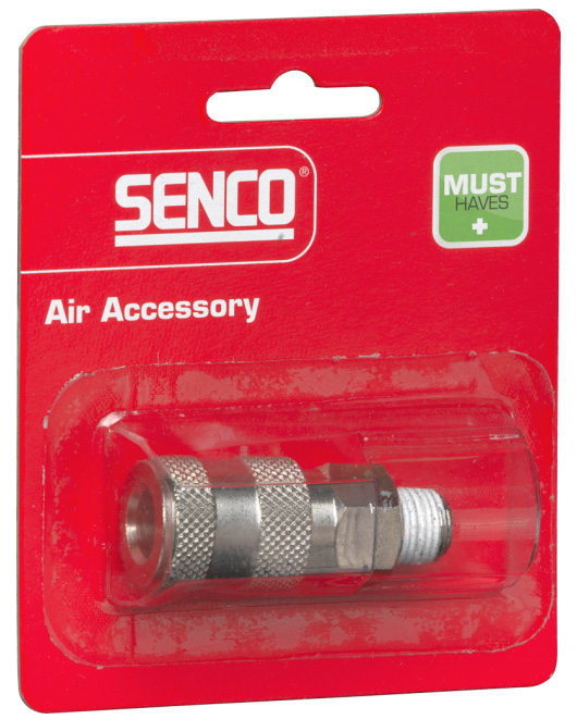 Senco Snelkoppeling 1/4" Buitendraad Universeel 1st