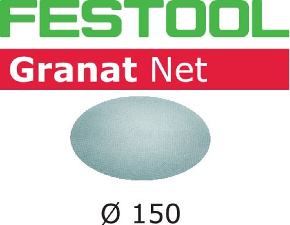 Festool Netschuurmateriaal STF D150 P100 GR NET/50 Granat Net 50st