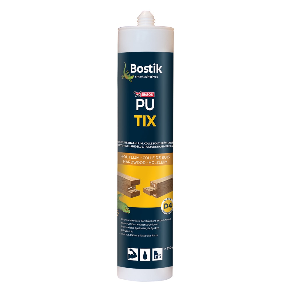 Bostik Houtlijm PU Tix Transparant 310ml