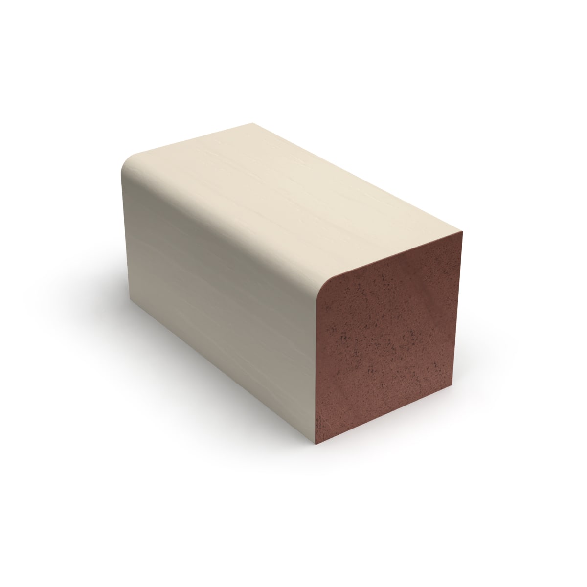 Meranti Glaslat 25x25mm 275cm F5 Wit Gegrond FSC Mix 70%