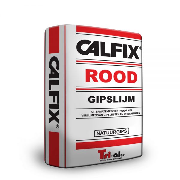 Product afbeelding voor Calfix Rood Gipsblokkenlijm 25kg