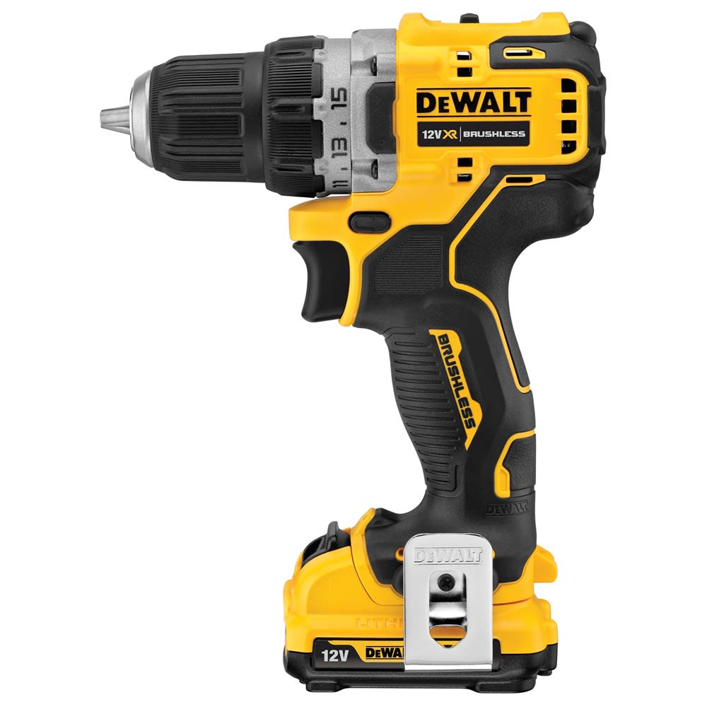DeWALT Accu Schroefboormachine DCD701D2QW 12V XR 10mm 2x2Ah In Koffer