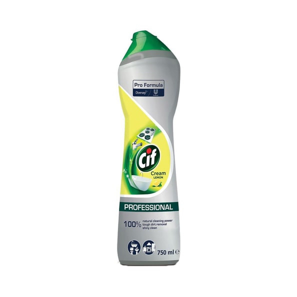 Cif Schuurmiddel Cream/Citroen 750ml
