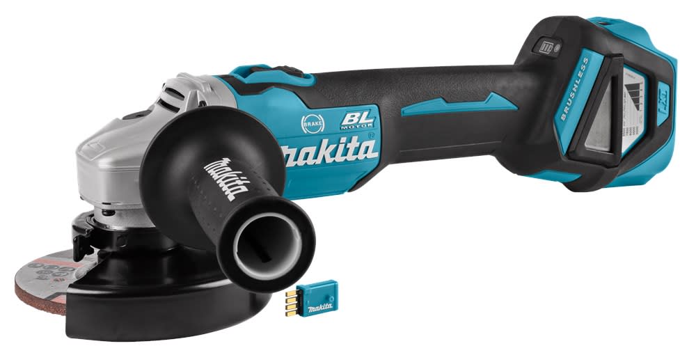 Makita Accu Haakse Slijper DGA514ZJu 18V 125mm Met AWS Zender