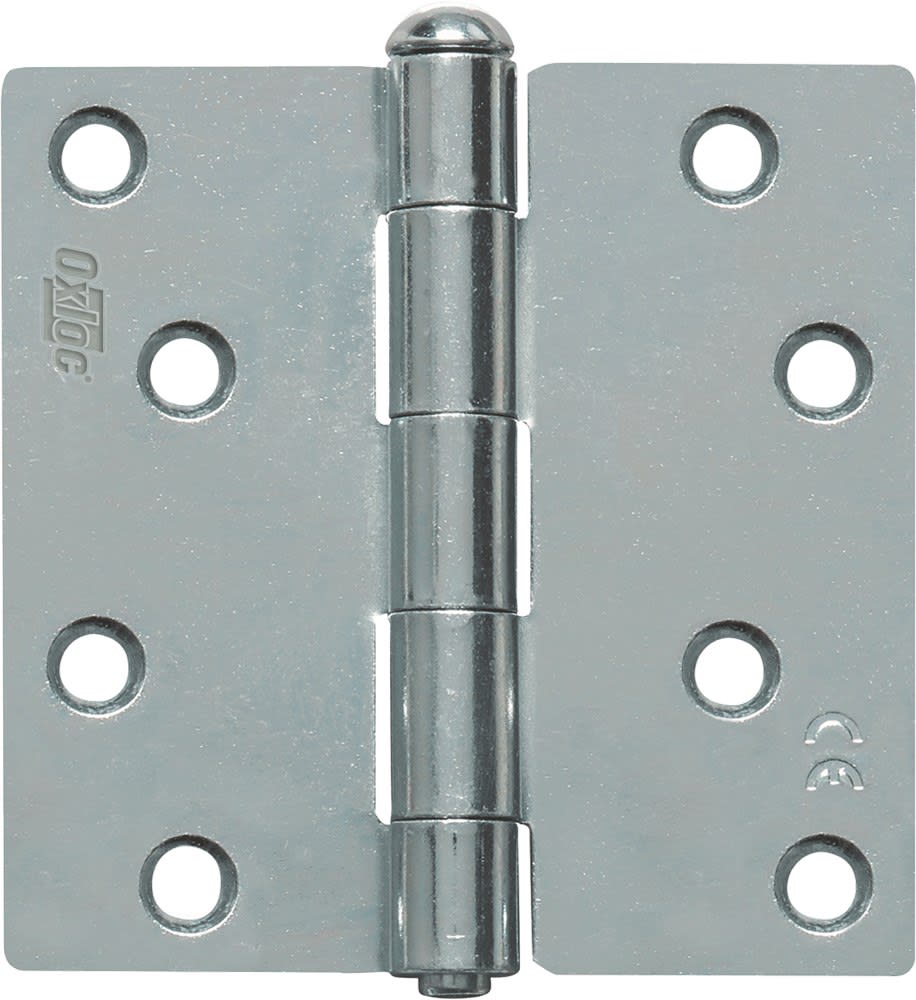 Oxloc Scharnier Rechte Hoeken 89x89mm Elektrolytisch Verzinkt 1st
