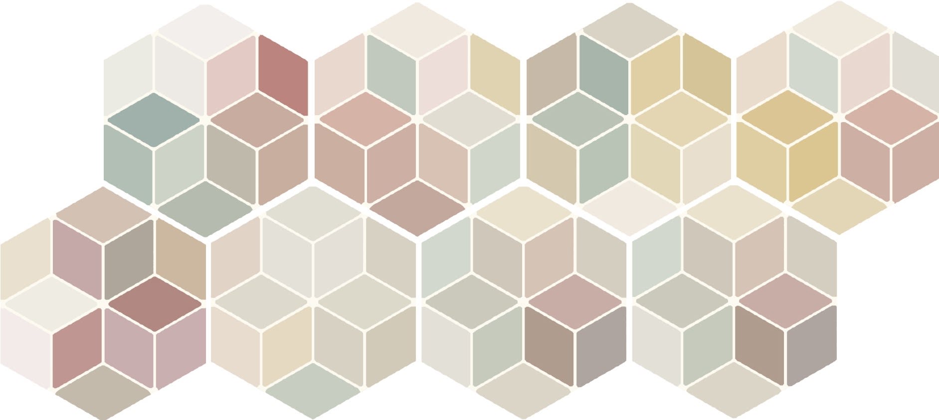 Product afbeelding voor Decortegel Minima 8.6 Multi Color 15x17cm 9mm Mat R9