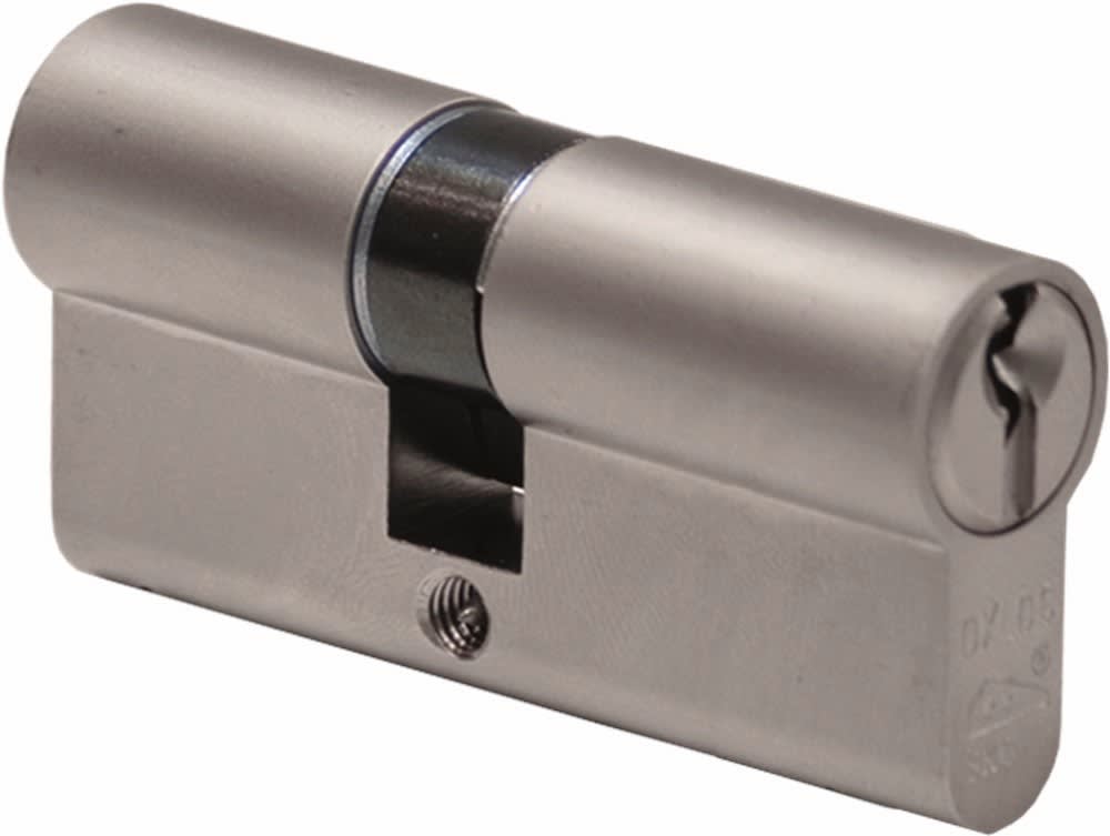 Oxloc Profielcilinder O5 Dubbel 30/35mm Staal Vernikkeld Mat Gelijksluitend 1st