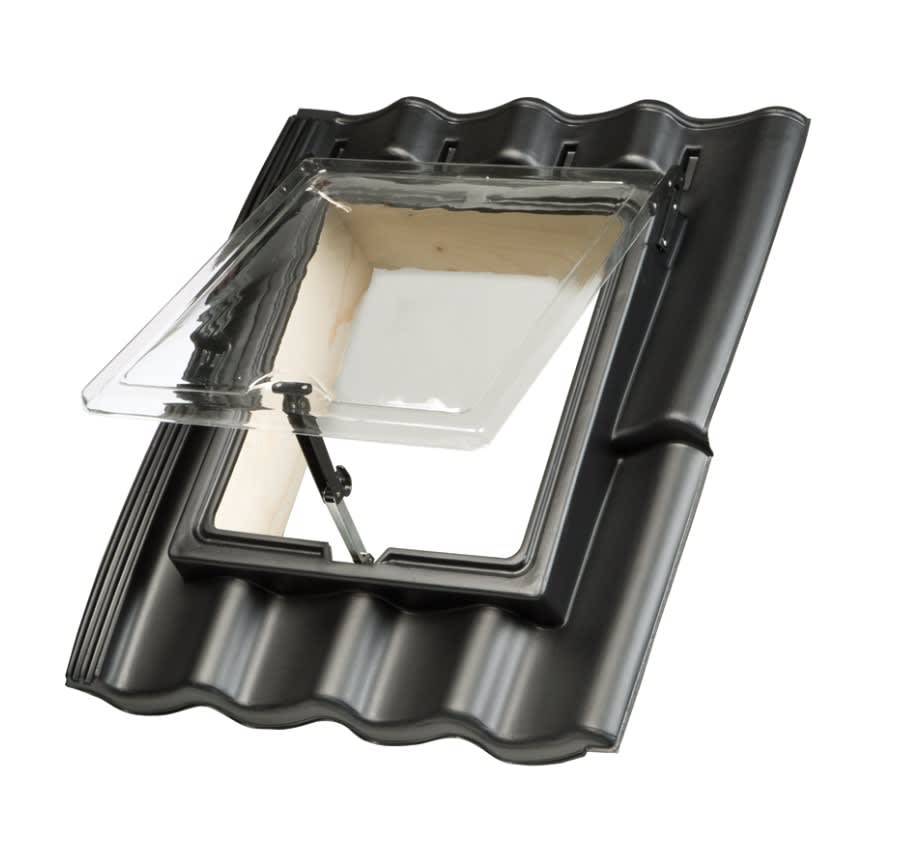 Ubbink Dakraam PE SND1 Sneldek 4-pans Zwart