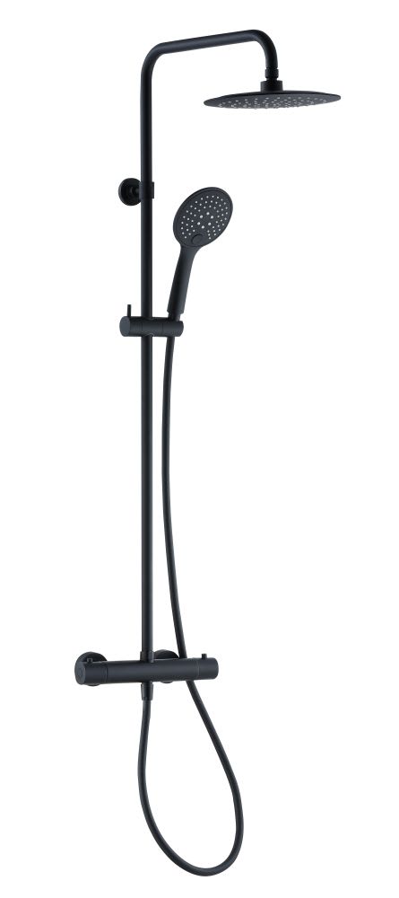 Procasa Sky Showerset Safetouch Hoogte Verstelbaar Mat Zwart