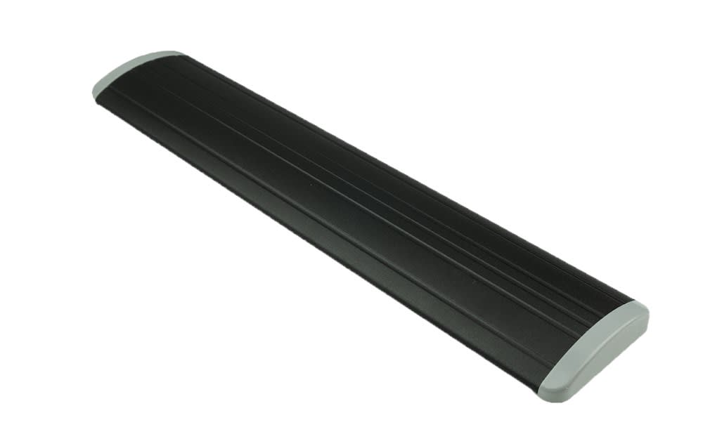 AMI Tochtklep Met Veer 340x70mm Aluminium Zwart