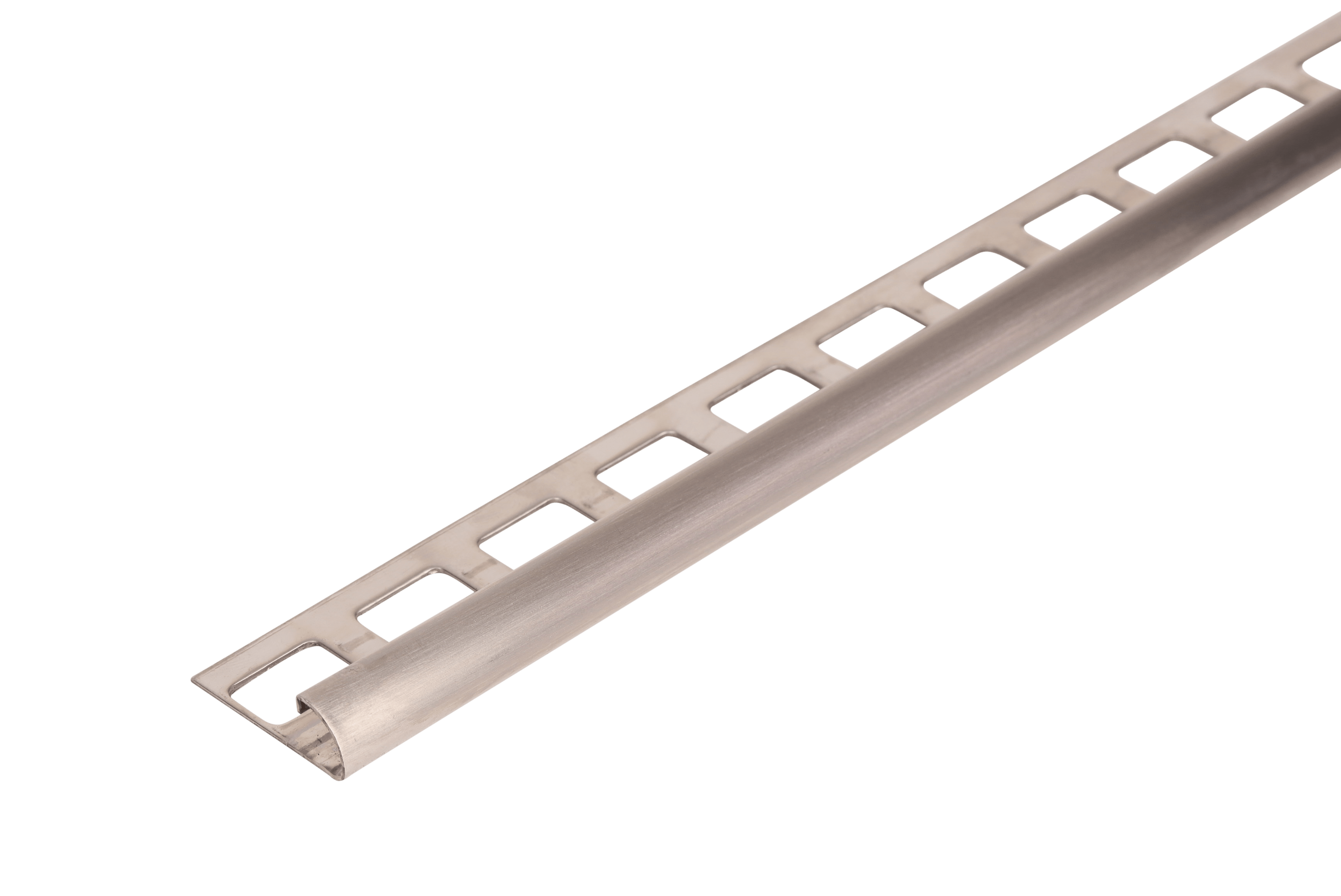 ProOne Tegelprofiel Kwartrond 8mm 300cm RVS Geborsteld