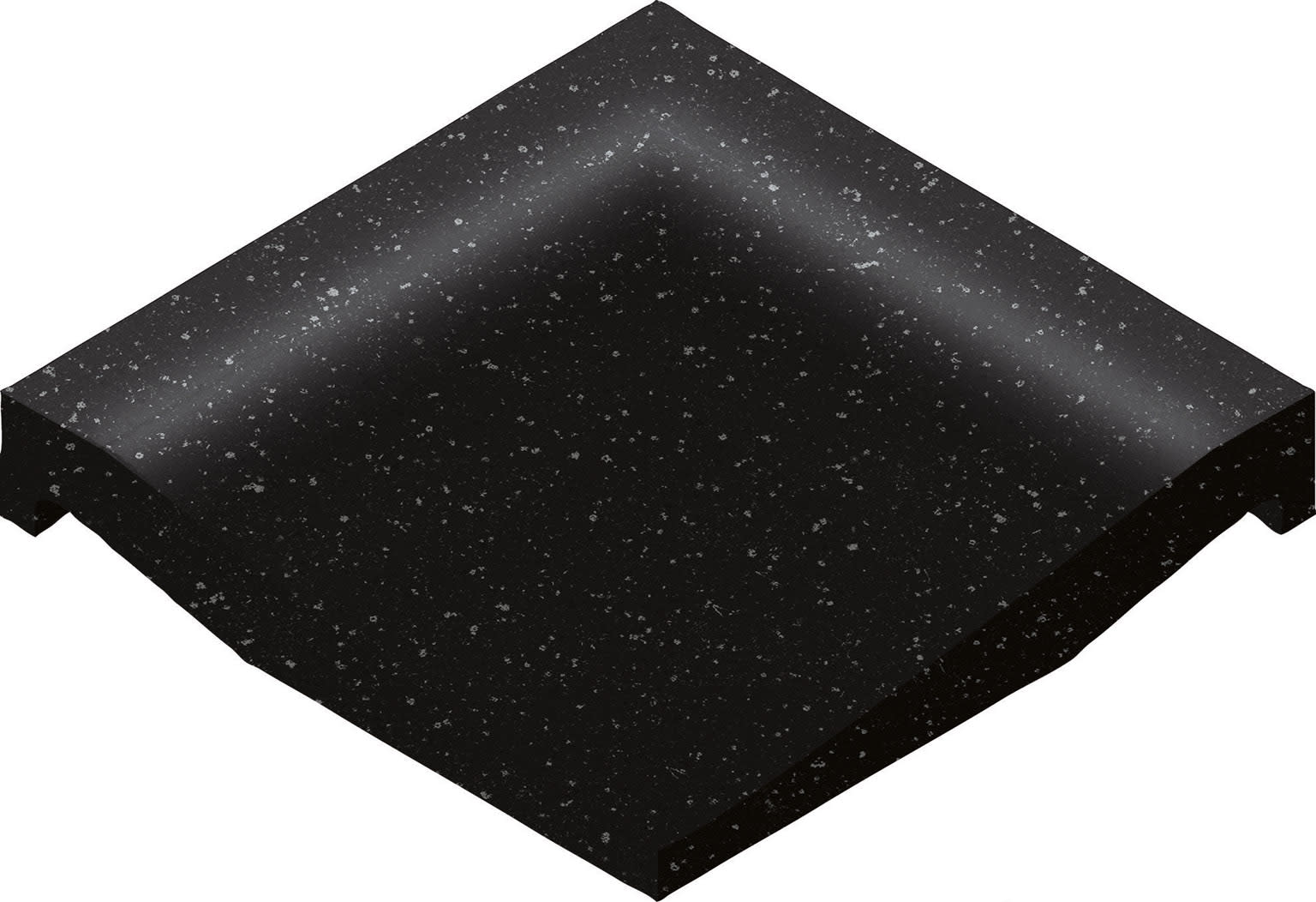 Product afbeelding voor Villeroy & Boch Hoek Pro Architectura 3.0 Pure Black 15x15cm Mat R10 2603C4910010