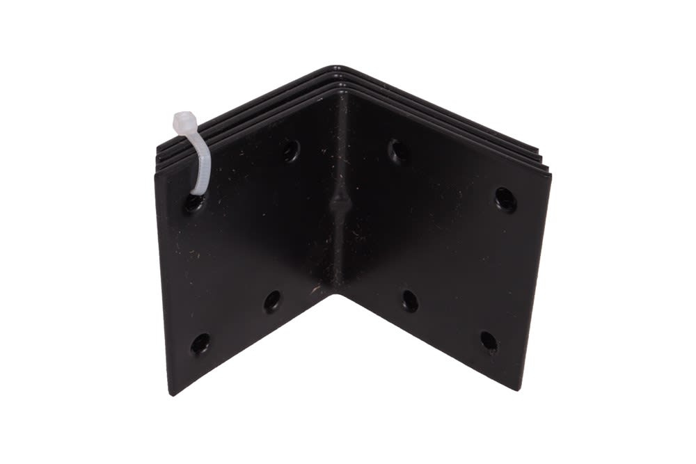 Versterkingshoek 60x60x60x2mm Zwart