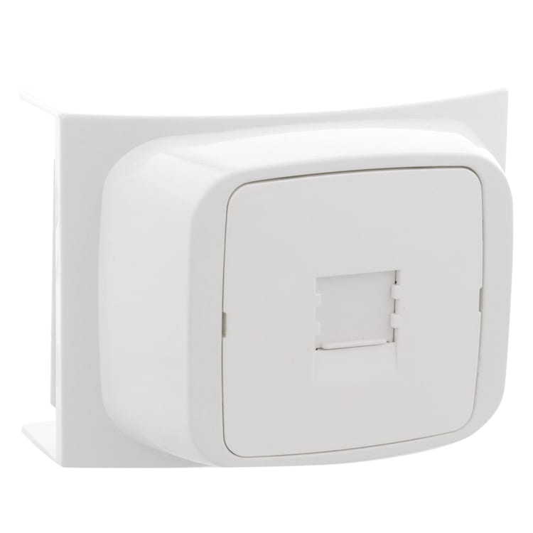 Attema K40 Contactdoos 4-polig Telefoon RJ45 Polarwit