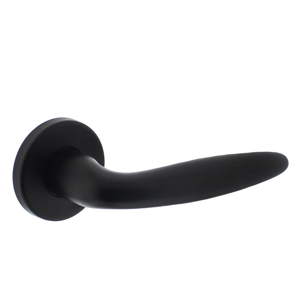 Intersteel Deurkruk Sigaar Op Rozet Rond 49x7mm Verdekt Zwart