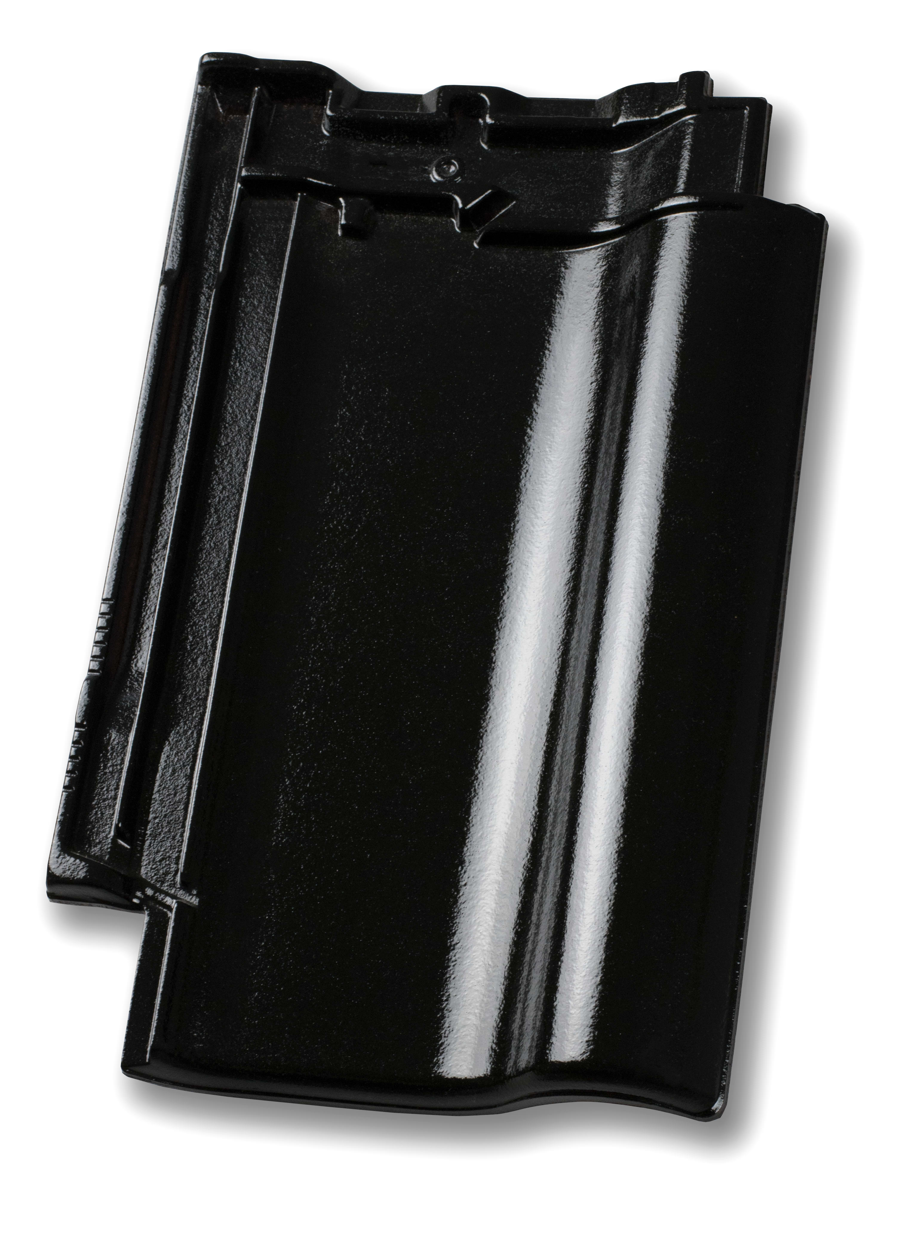 Nelskamp Flachdachpan F-12-U Zuid Dakpan Zwart Edelengobe 767