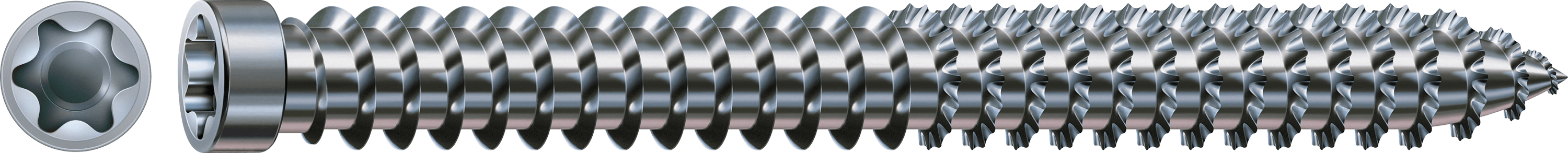 Spax Kozijnschroef 7,5x100mm Cilinderkop TX-30 Verzinkt 100st