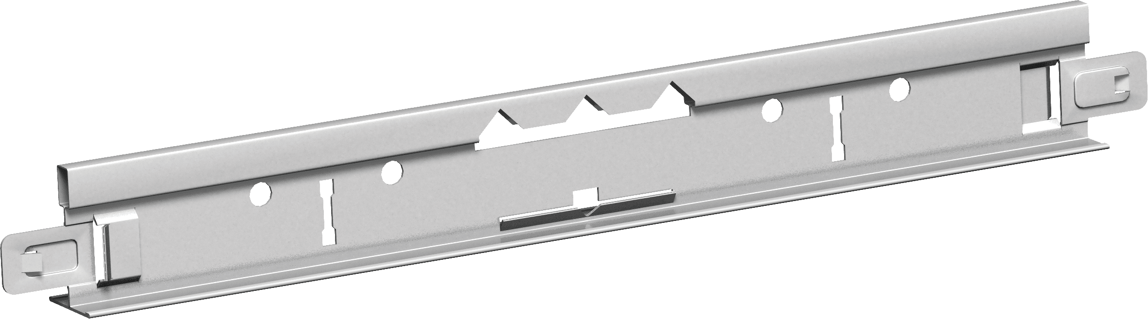 Rockfon Chicago Metallic Hoofdprofiel T24 Universal 2800 3600x38x24mm Mat Zwart 88 15st Per Pak