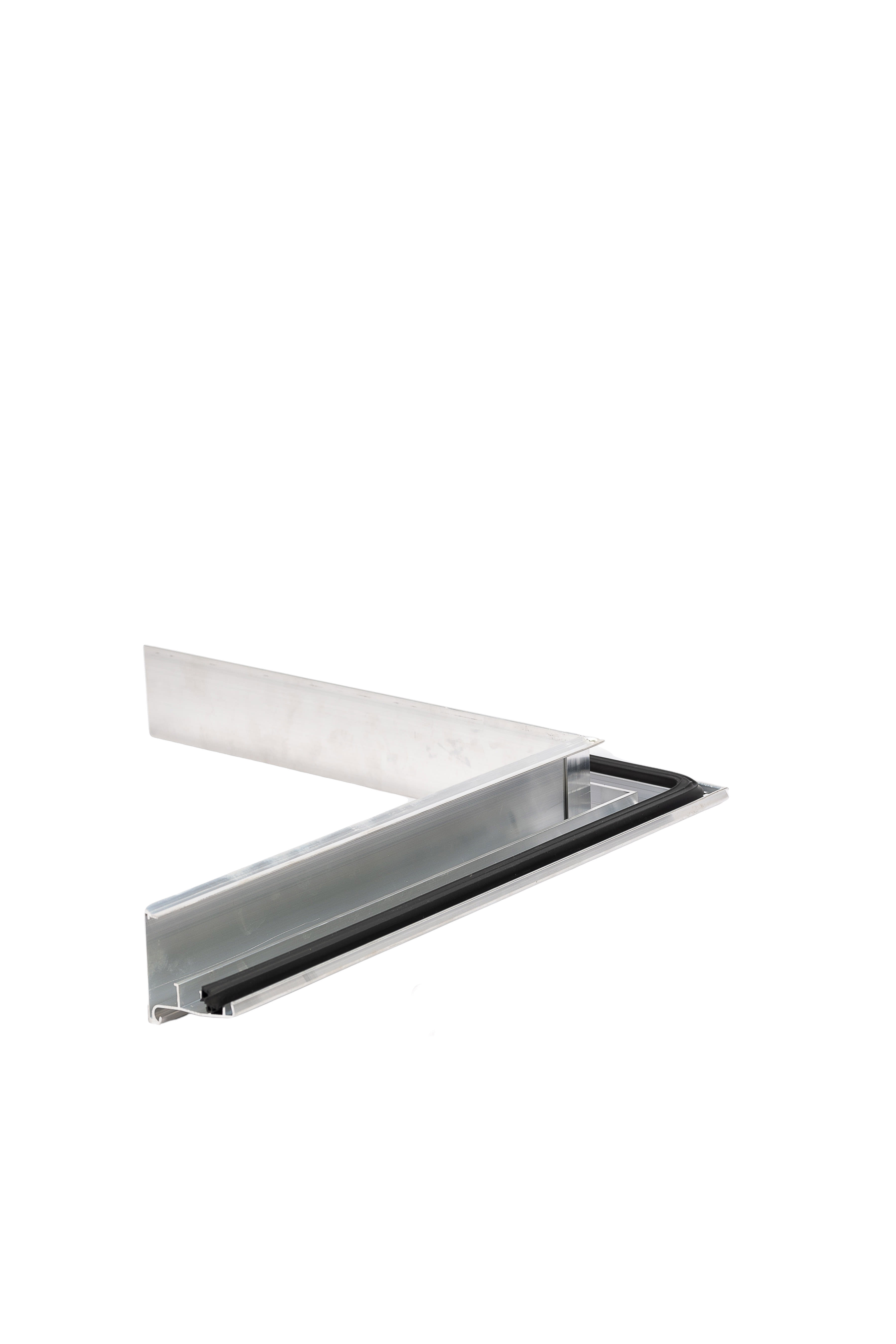 Product afbeelding voor BossCover Binnenhoek Met Afdichtingsband 60x400x400mm Aluminium Inclusief Bevestiger