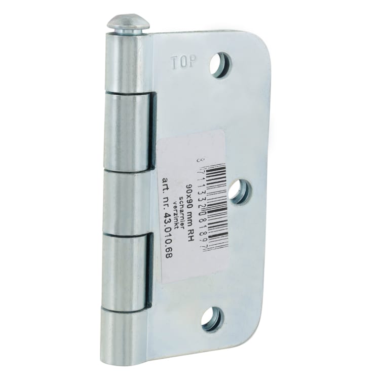 Product afbeelding voor Ceur Scharnier Vierkant Model Losse Pen Ronde Hoeken Verzinkt 89x89mm