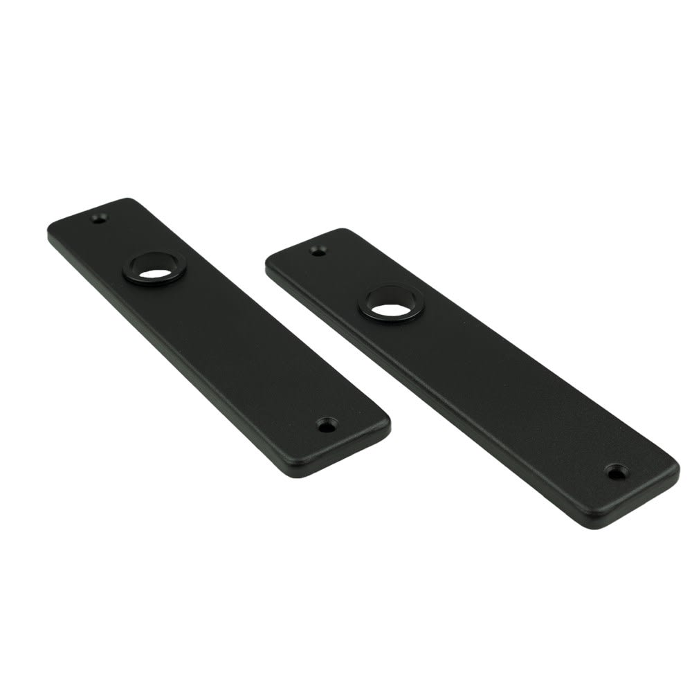 AMI Kortschild 180/41 Recht Blind Met Krukgat 180x41mm Aluminium Zwart