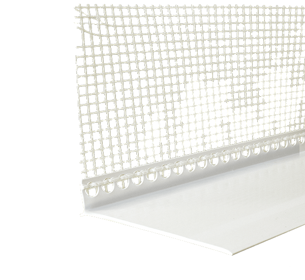 Renderpro Aansluitprofiel APV Met Weefsel 200cm Voor SPV 100-160mm +/- 6mm