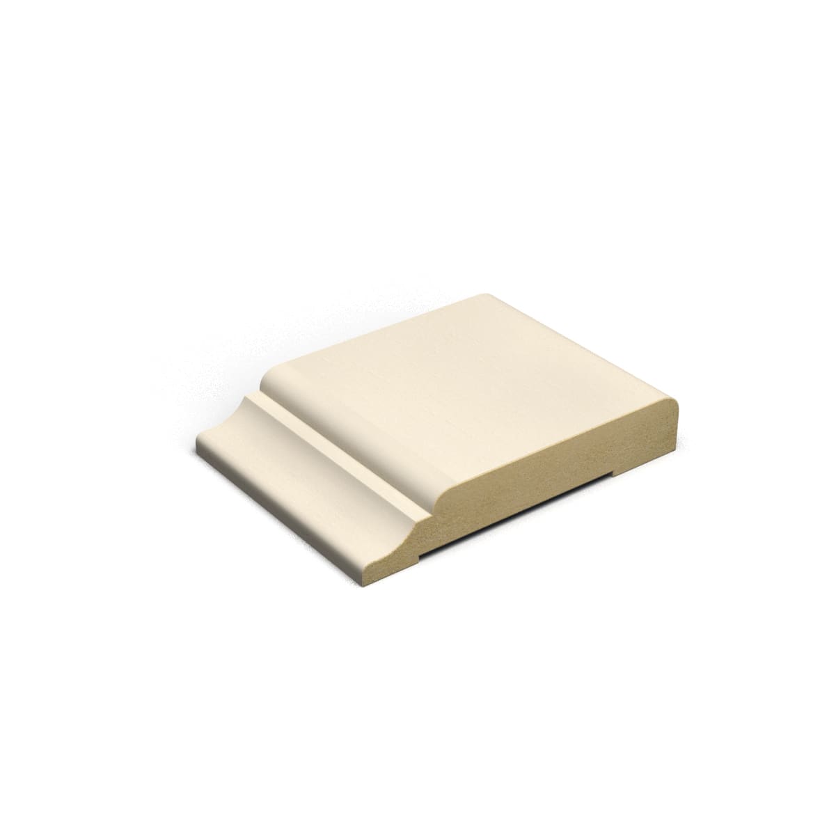 MDF Deurlijst Chambrant 12x68mm 244cm V313 Wit Voorgelakt FSC Mix 70%