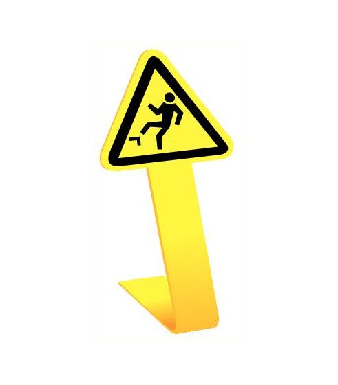 Bord Aanduiding Dakrand 200x90mm PVC