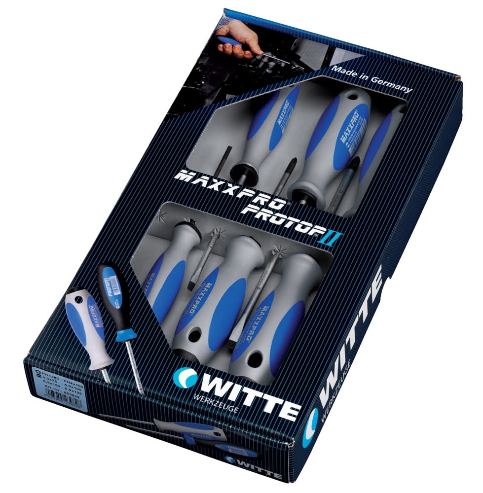 Witte Schroevendraaiersset MaxxPro SL-PZ 6-Delig