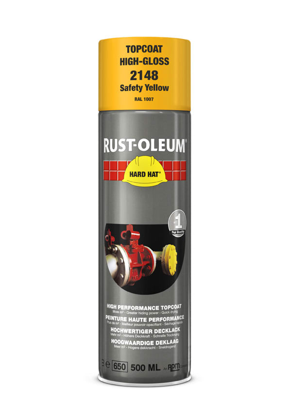 Rust-Oleum Deklaag Hard Hat 2148 500ml Veiligheidsgeel