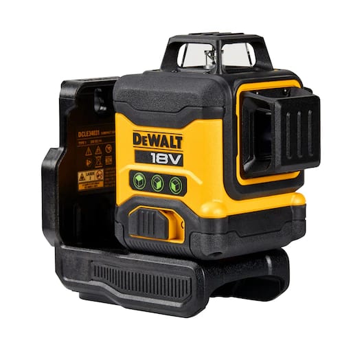 DeWALT Accu Lijnlaser DCLE34031NXJ 18V XR Compact 3x360 Graden Groen