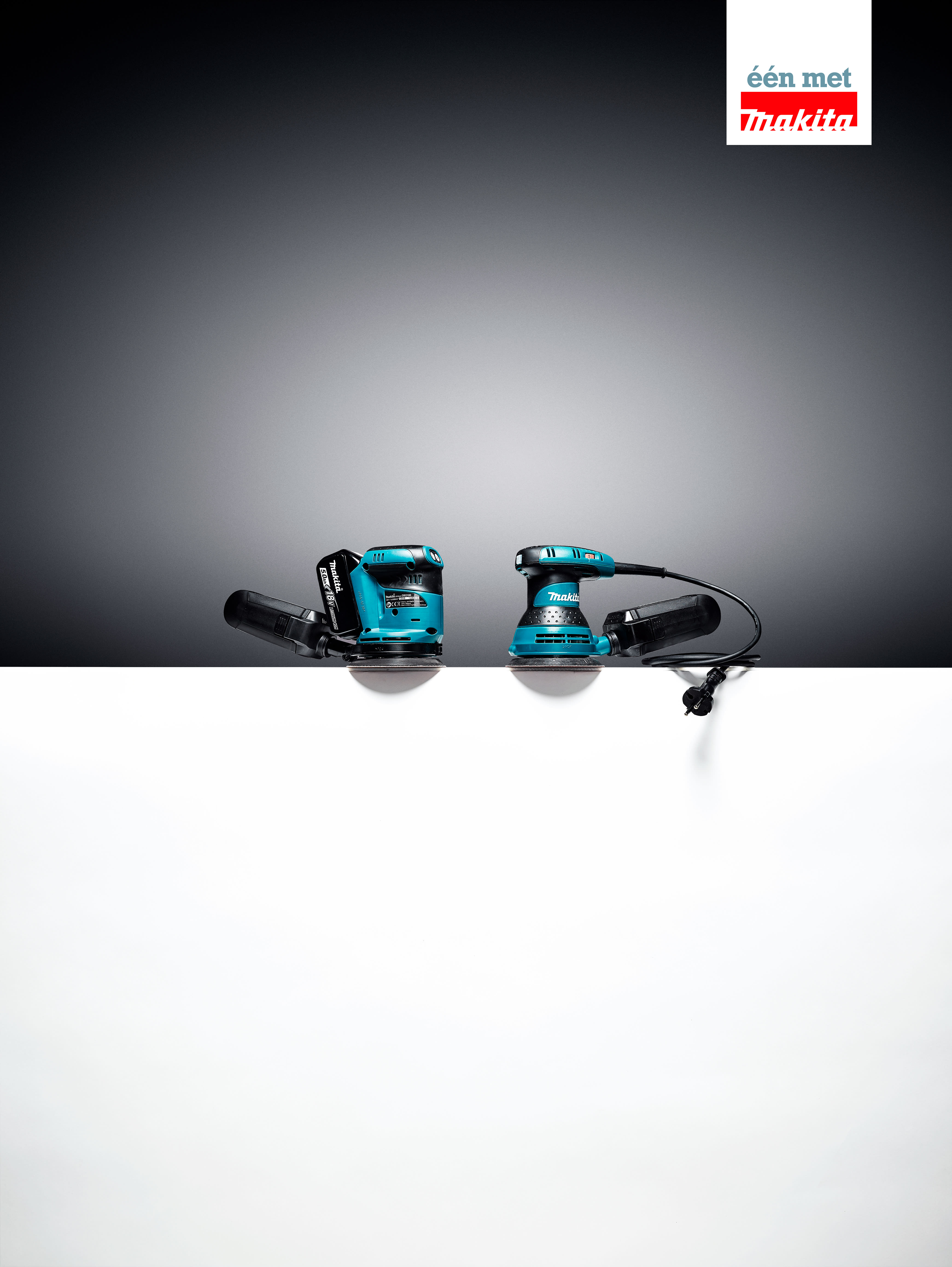 Product afbeelding voor Makita Accu Excentrische Schuurmachine DBO180ZJ 18V