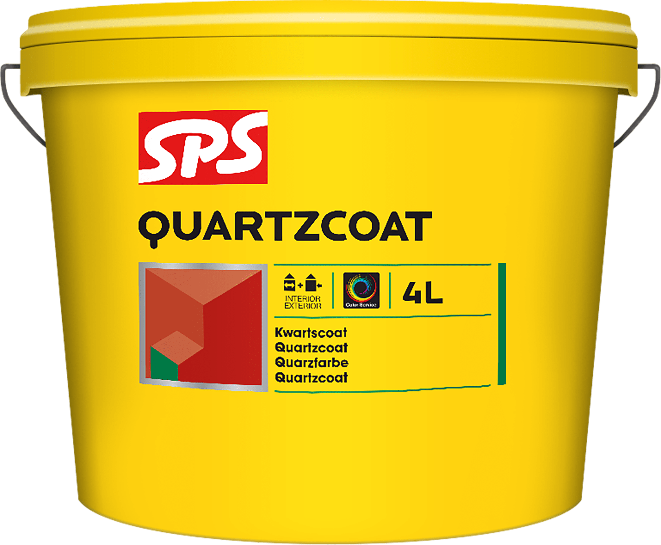 SPS Quartzcoat Binnen/Buiten 4L Basis P Wit