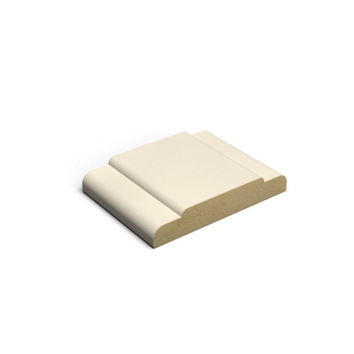 MDF Koplat 12x68mm 244cm Klassiek Wit Voorgelakt V313 FSC Mix 70%